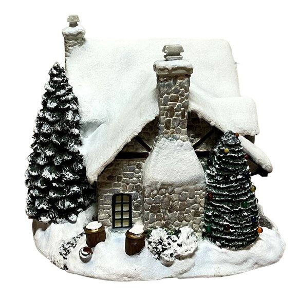 THOMAS KINCADE HAWTHORNE VILLAGE SANTAS WORKSHOP TOYS WORKING CHRISTMAS DECOR - Picture 4 of 10